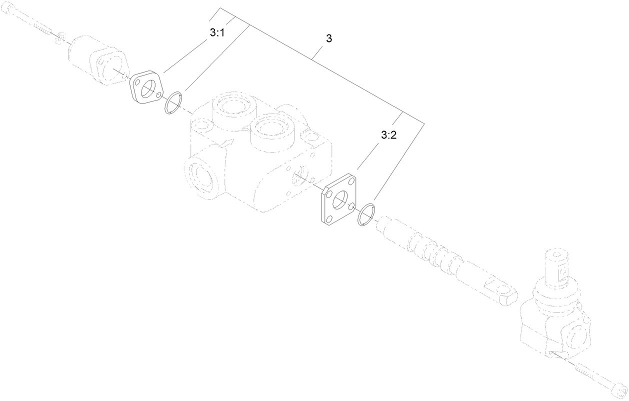 Hydraulic Selector Valve Assembly No. 99-3072