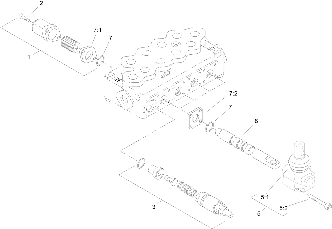 Hydraulic Valve Assembly No. 105-6246