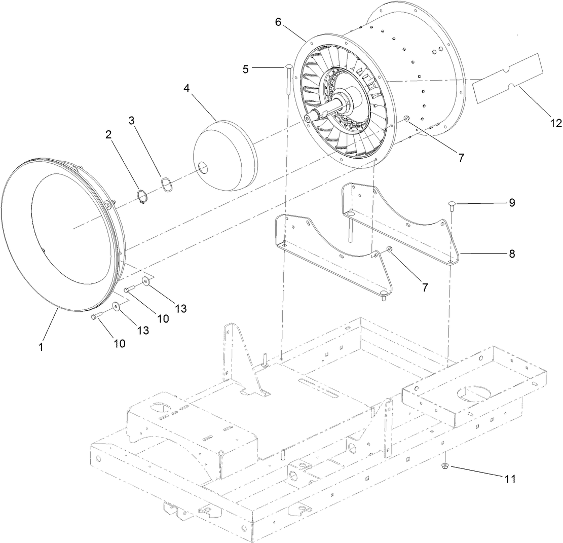 Turbine Mounting Assembly