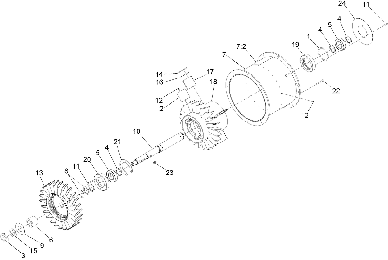 Turbine Assembly No. 125-4260