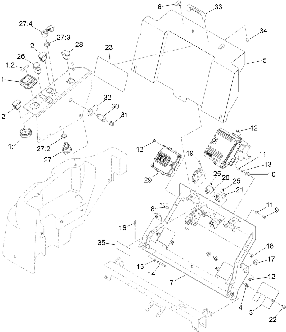 4 Wheel Drive Module Control and Relay Assembly
