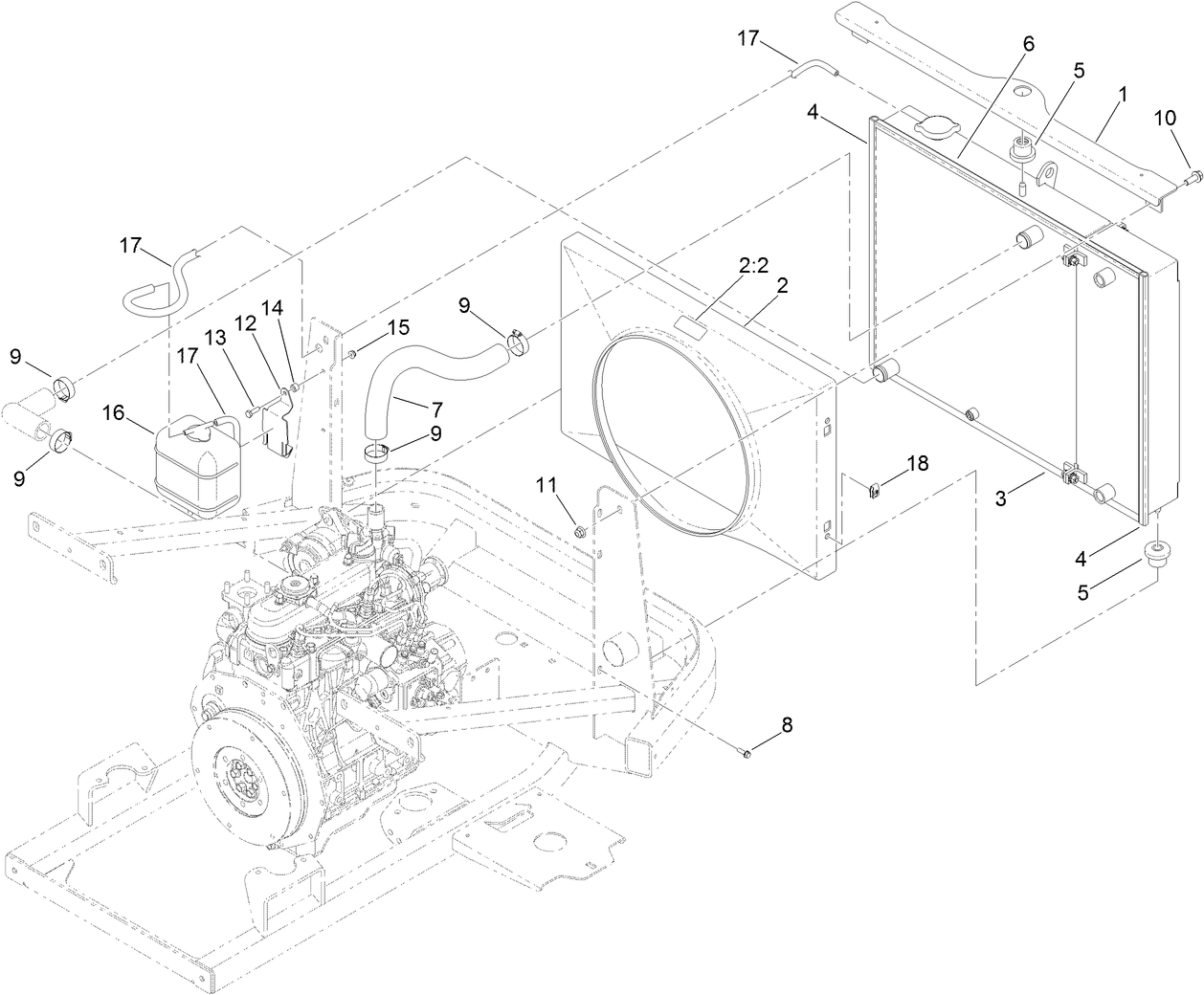 Radiator Component Assembly
