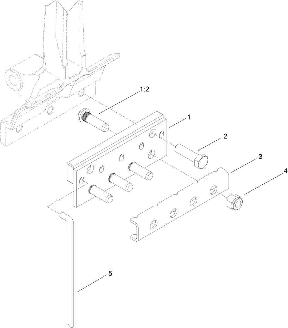 Needle Tine Head Assembly  (Model 09739)