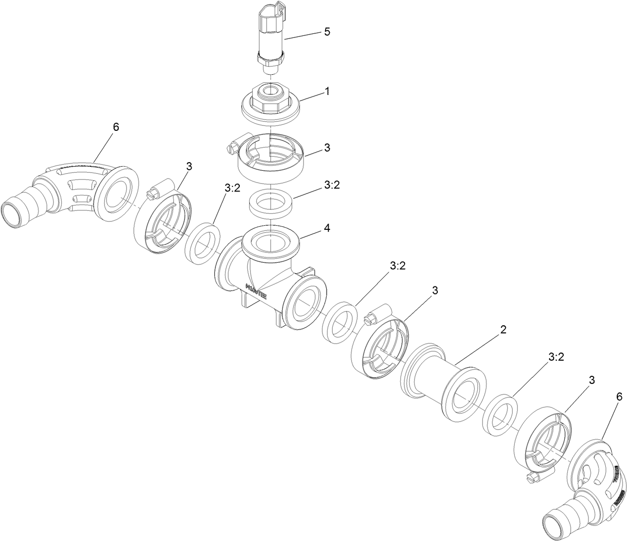 Connection Manifold Assembly No. 132-4250