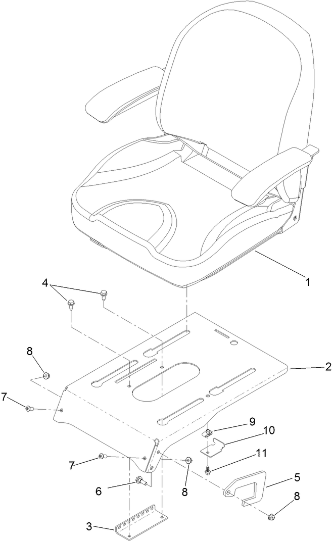 Deluxe Seat Assembly No. 131-7699