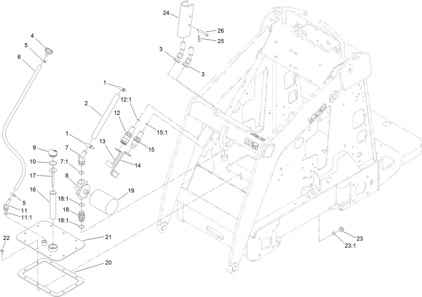 Hydraulic Tank and Filter Assembly