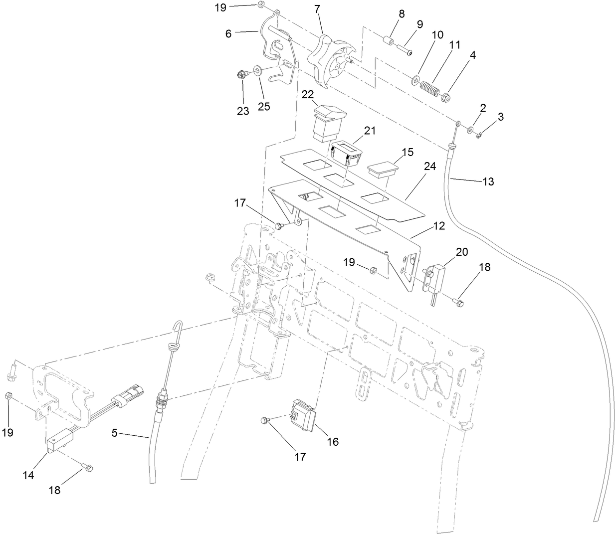 Throttle and Console Assembly