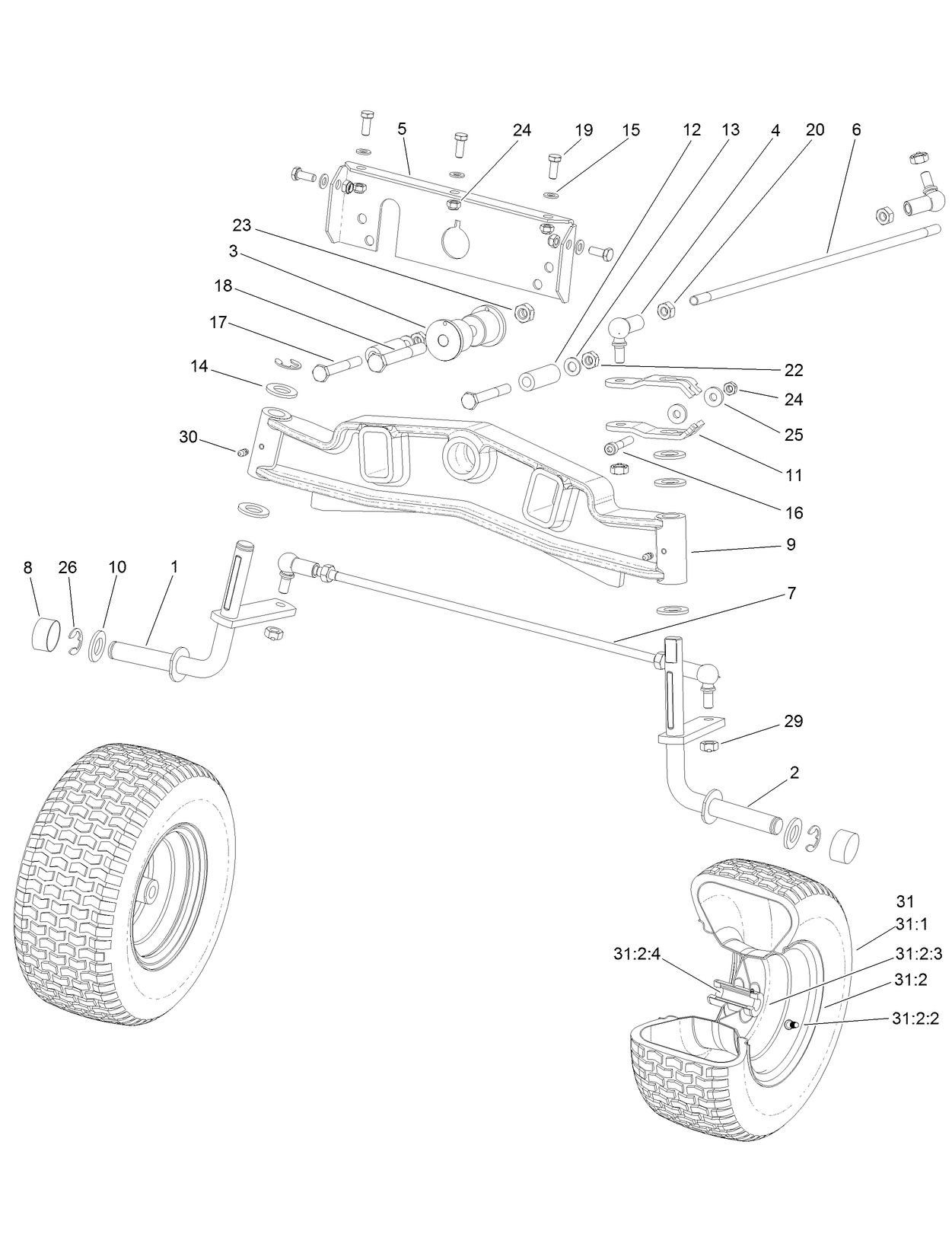 Front Axle Assembly