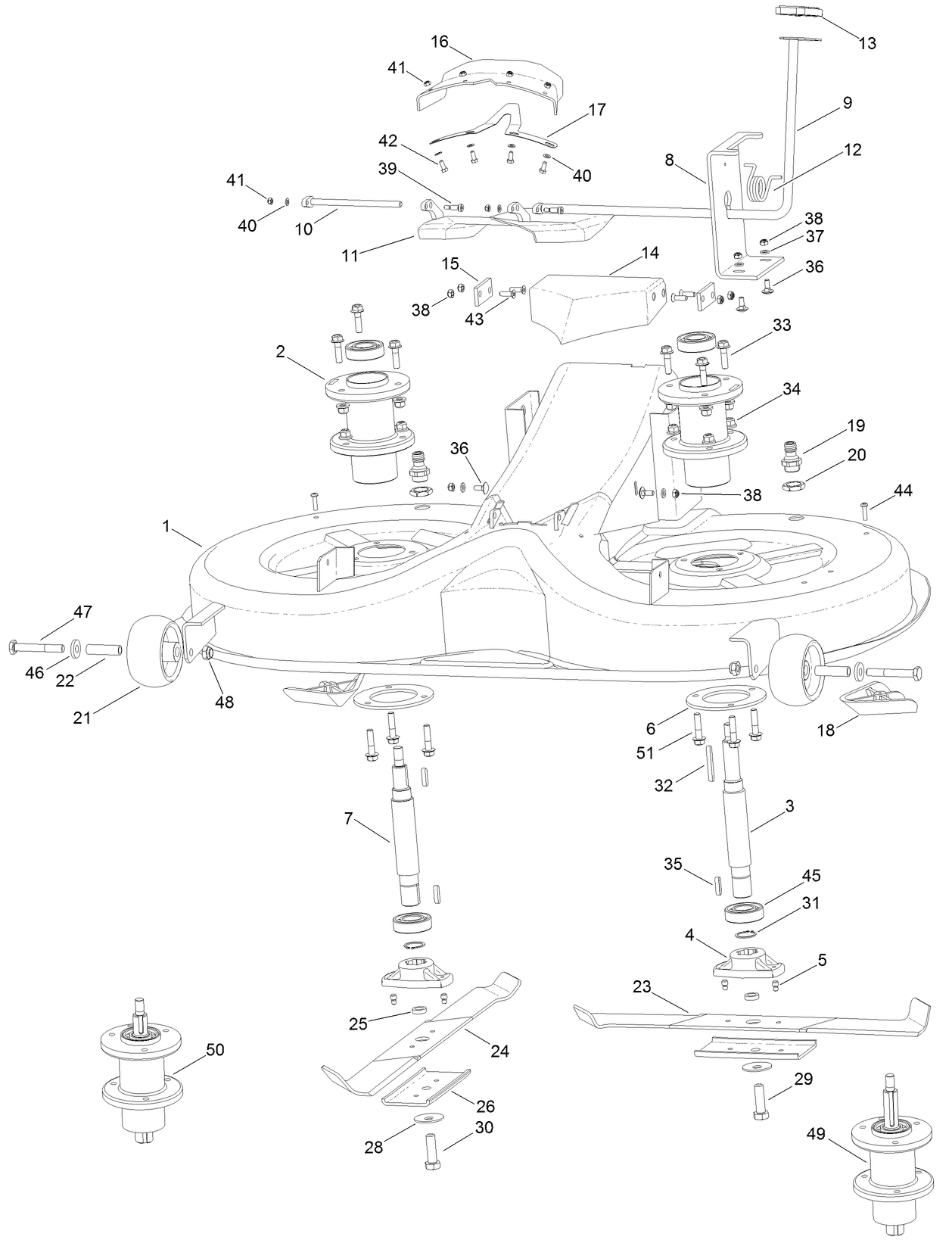 Mower Housing Assembly