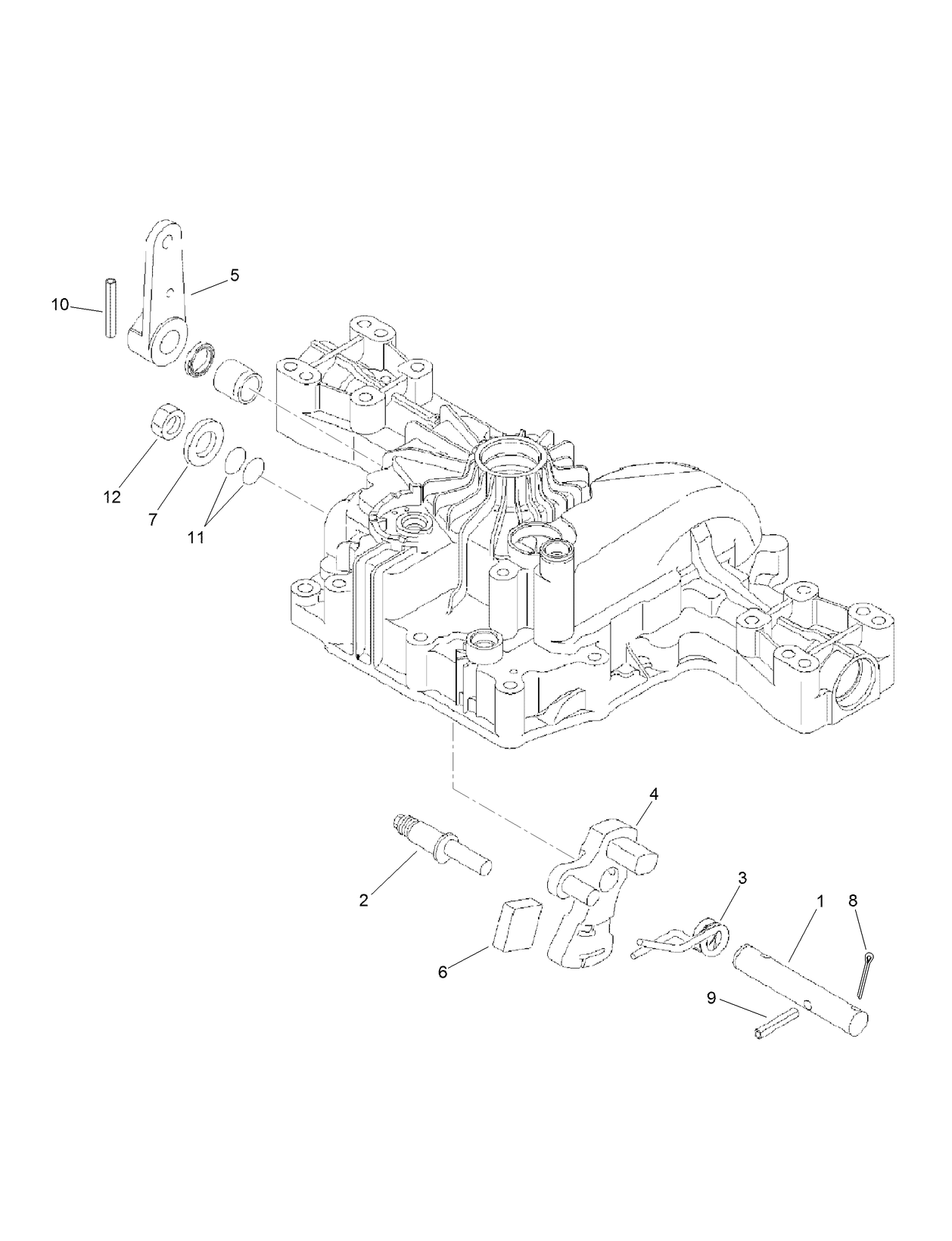 Control Shaft Assembly Transmission Assembly No. 114-3155