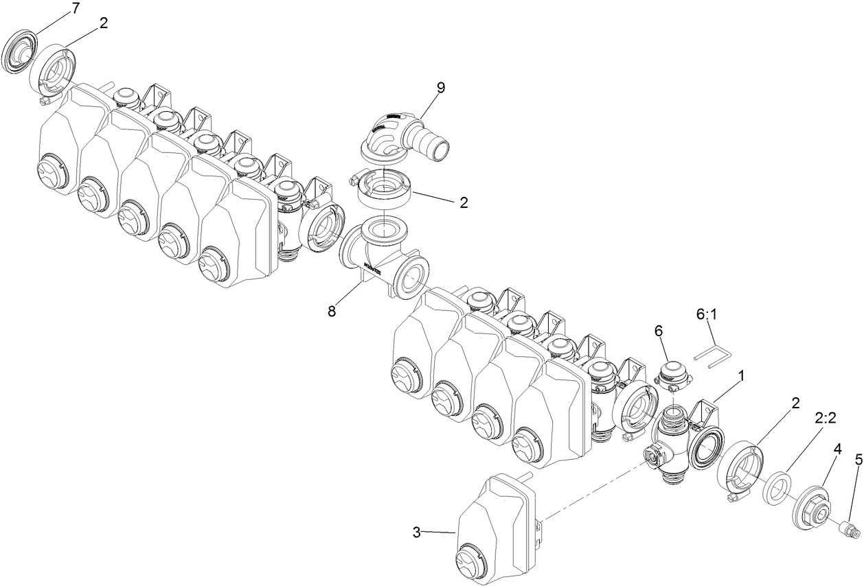 Section Manifold Assembly No. 132-4256