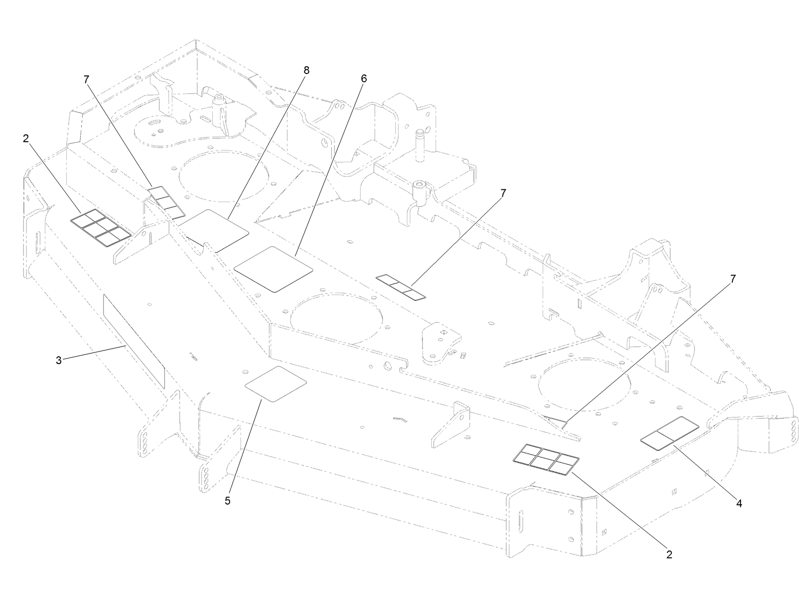 Deck Decal Assembly No. 131-7691