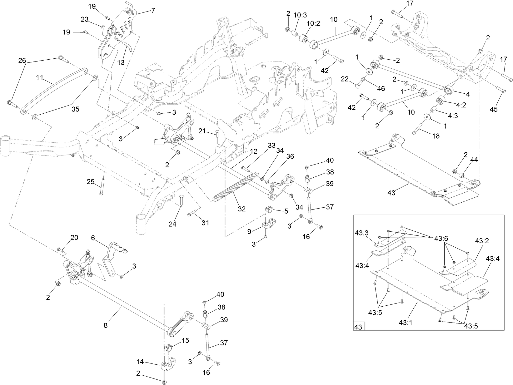 Deck Lift Assembly