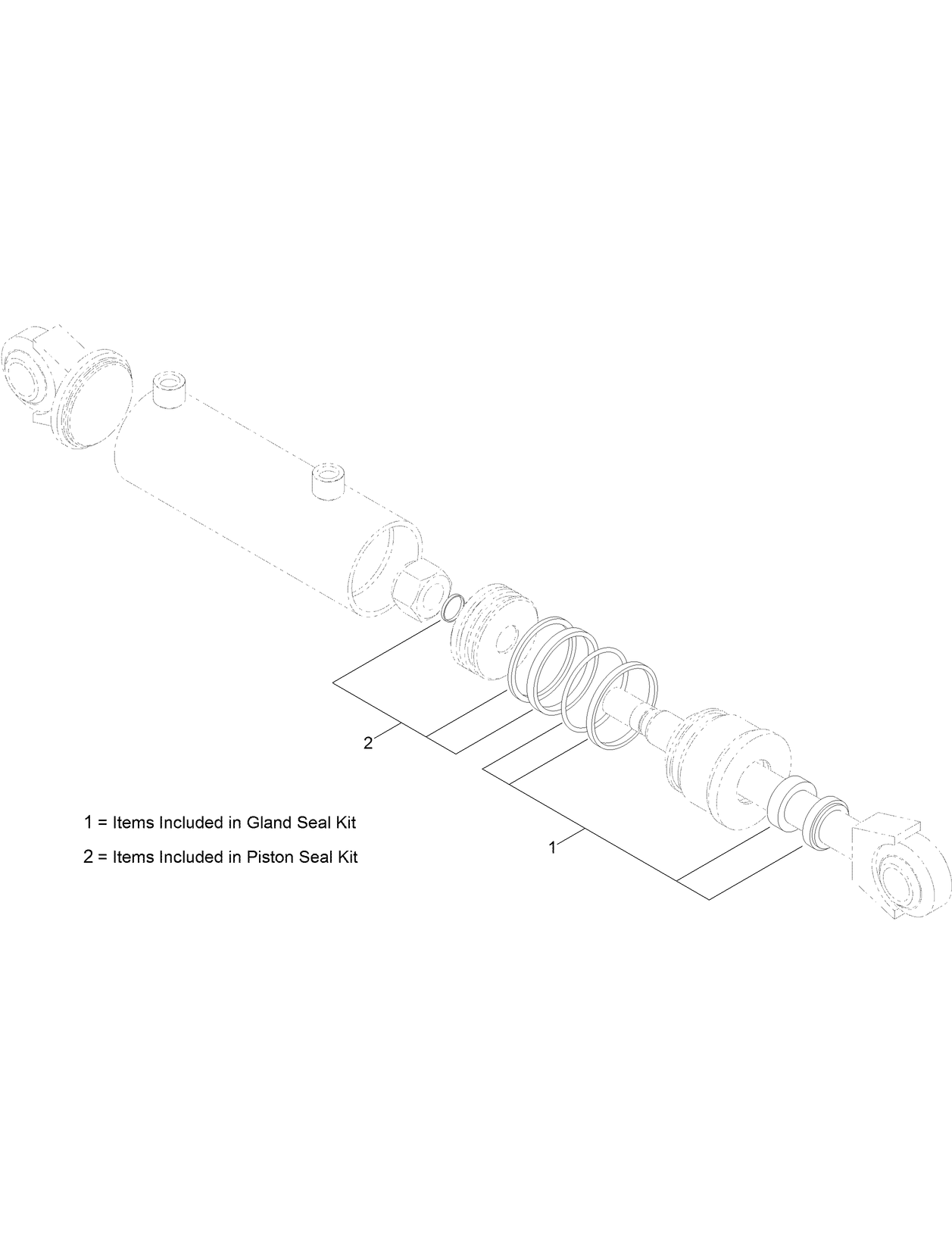 Hydraulic Cylinder Assembly No. AU125471