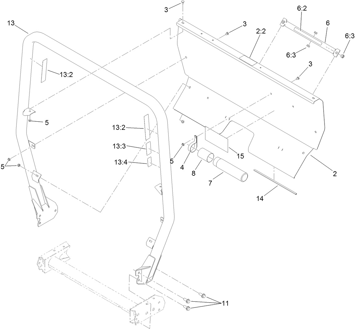 Roll-Over Protection System Assembly