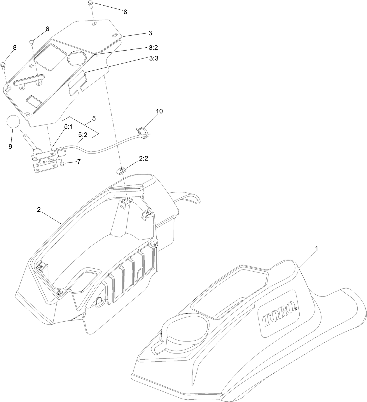 Console and Control Panel Assembly