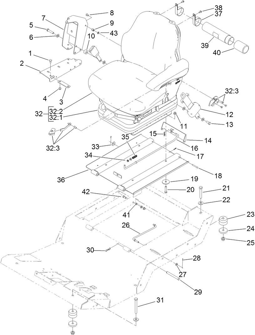 Seat Base and Seat Assembly
