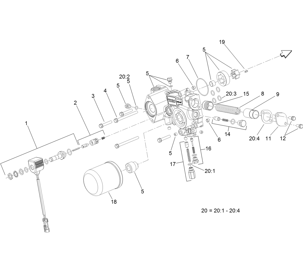 Charge Pump Housing Assembly Transmission Assembly No. 131-5510