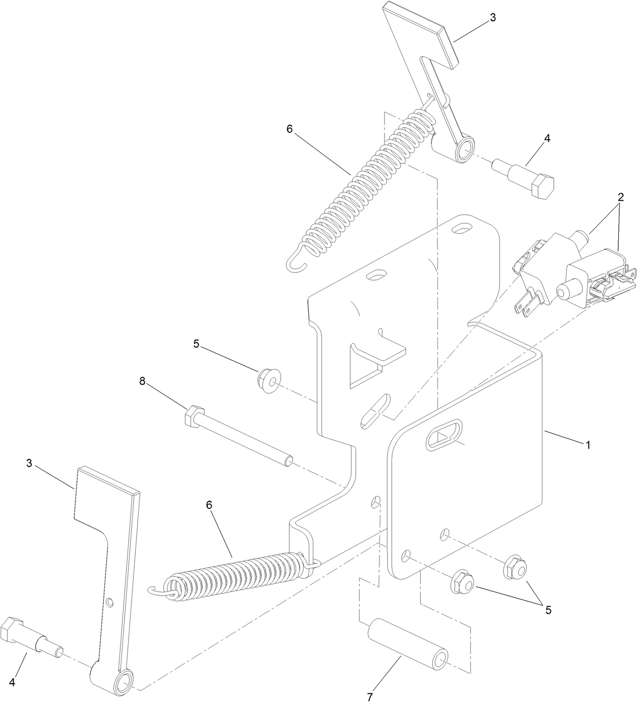 Neutral Return Assmbly No. 131-0903
