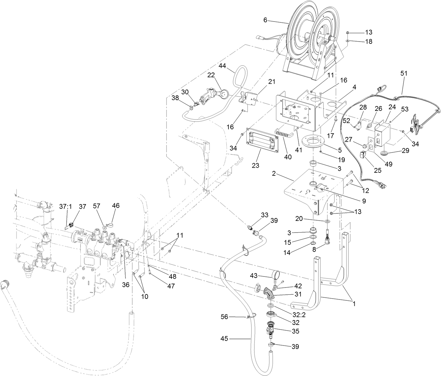 Electric Hose Reel Kit