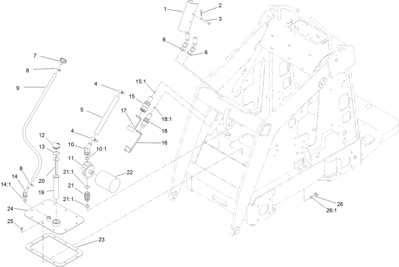 Cylinder Lock and Hydraulic Assembly