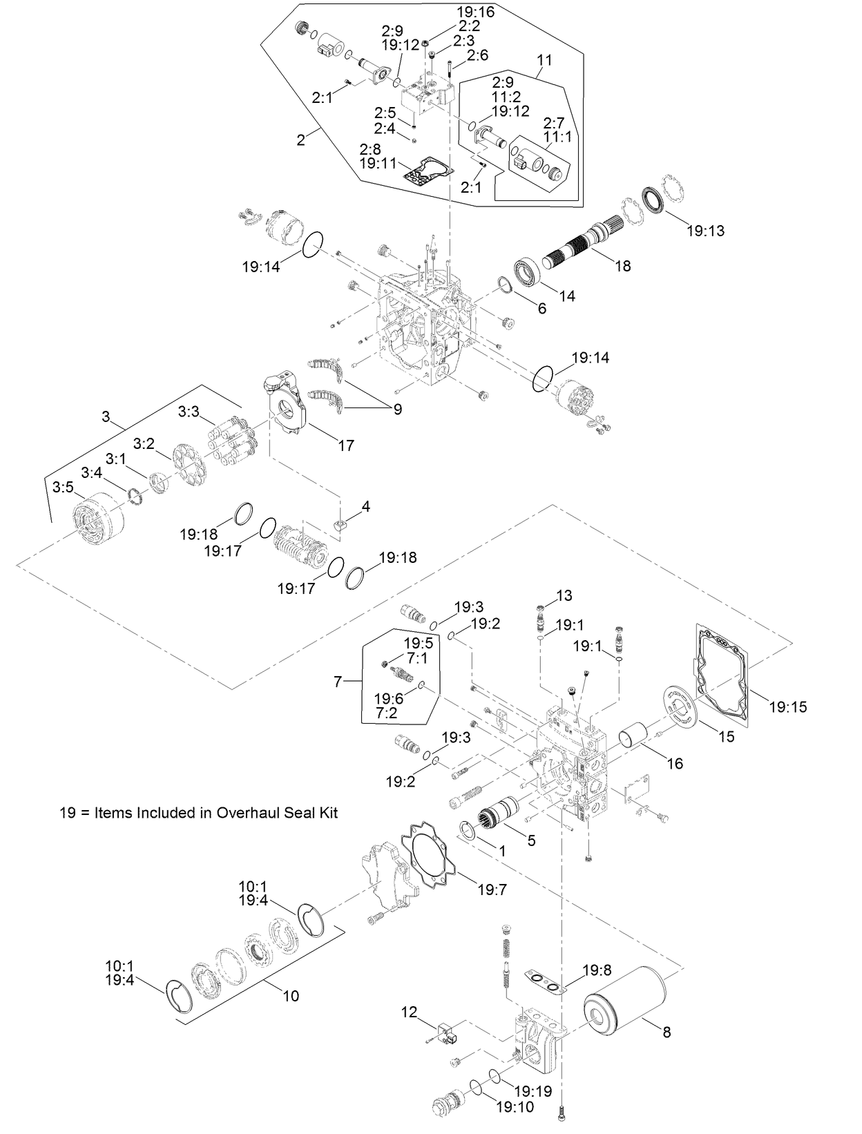 Hydraulic Pump Assembly No. AU116314