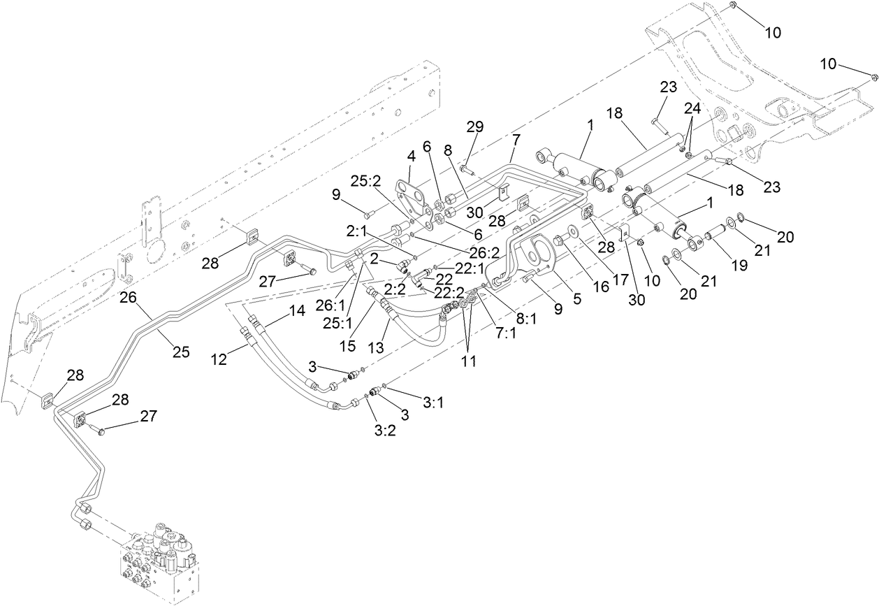 Rear Lift Hydraulic Assembly