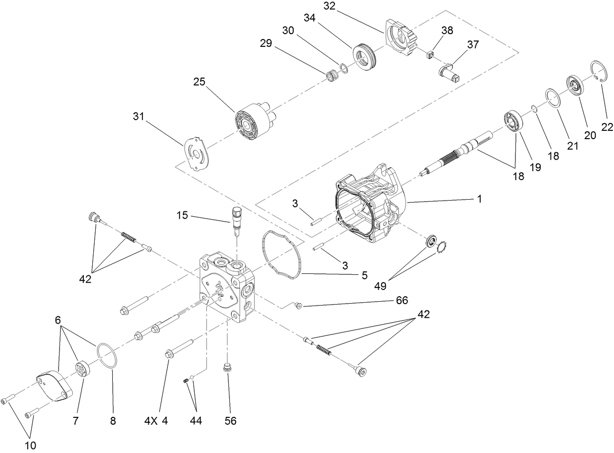 Hydraulic Pump Assembly No. 117-6409