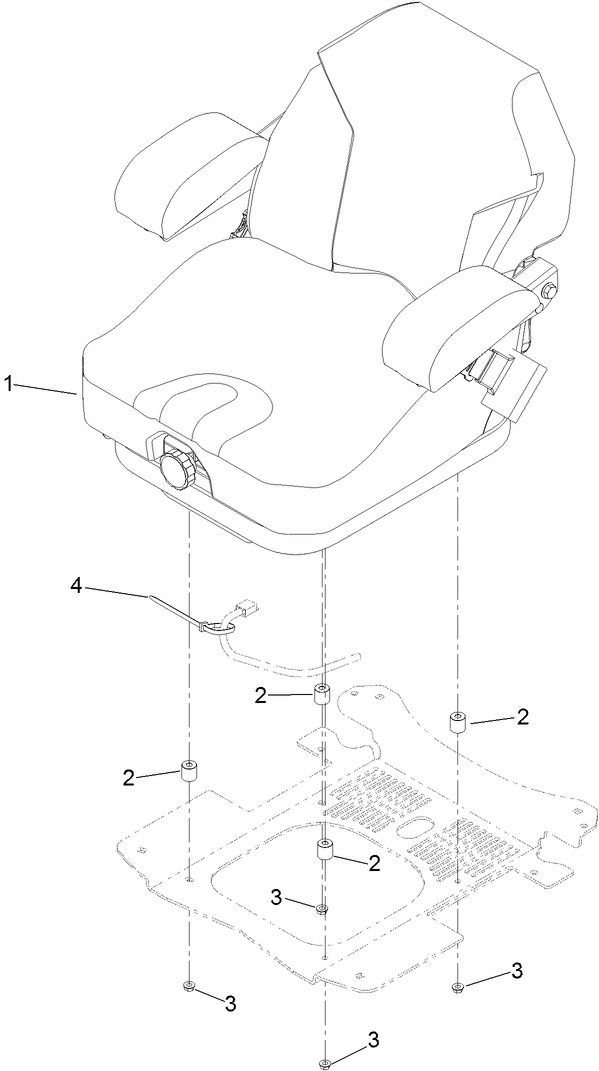 Deluxe Seat Assembly No. 132-5972