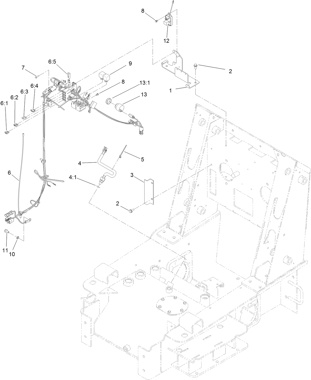 Wire Harness, Temperature Sensor and Shield Assembly