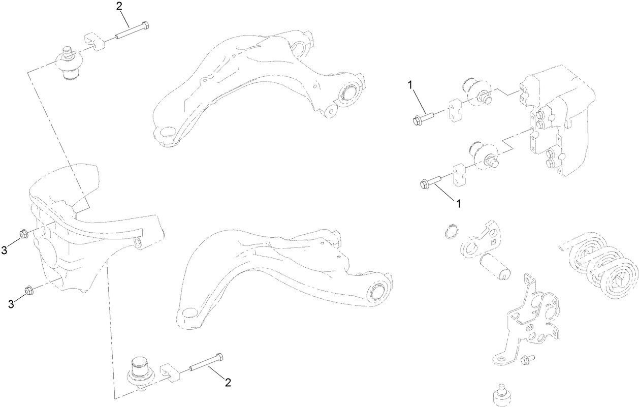 Suspension Bolt Kit Assembly No. 132-9590