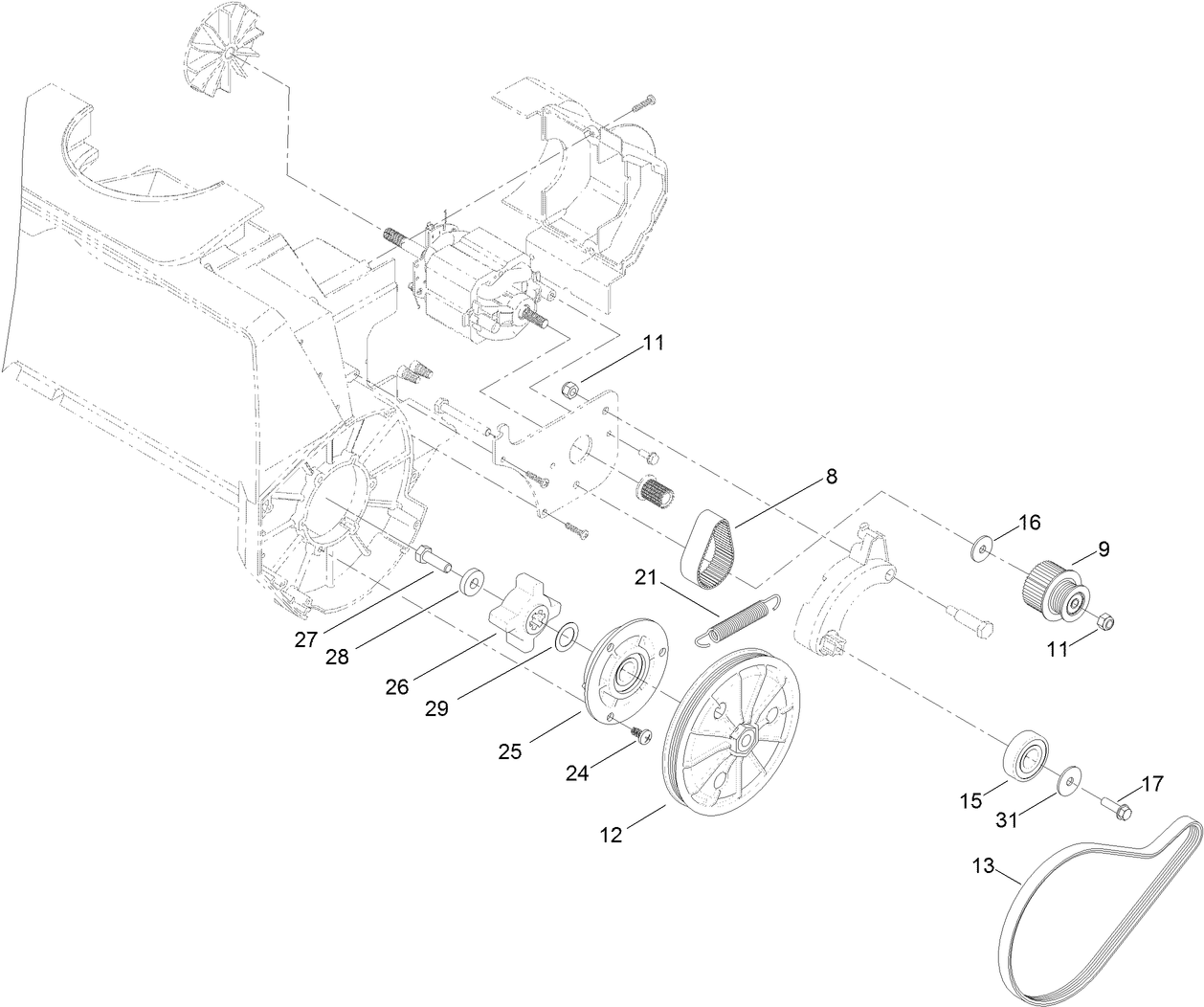 Idler and Pulley Assembly