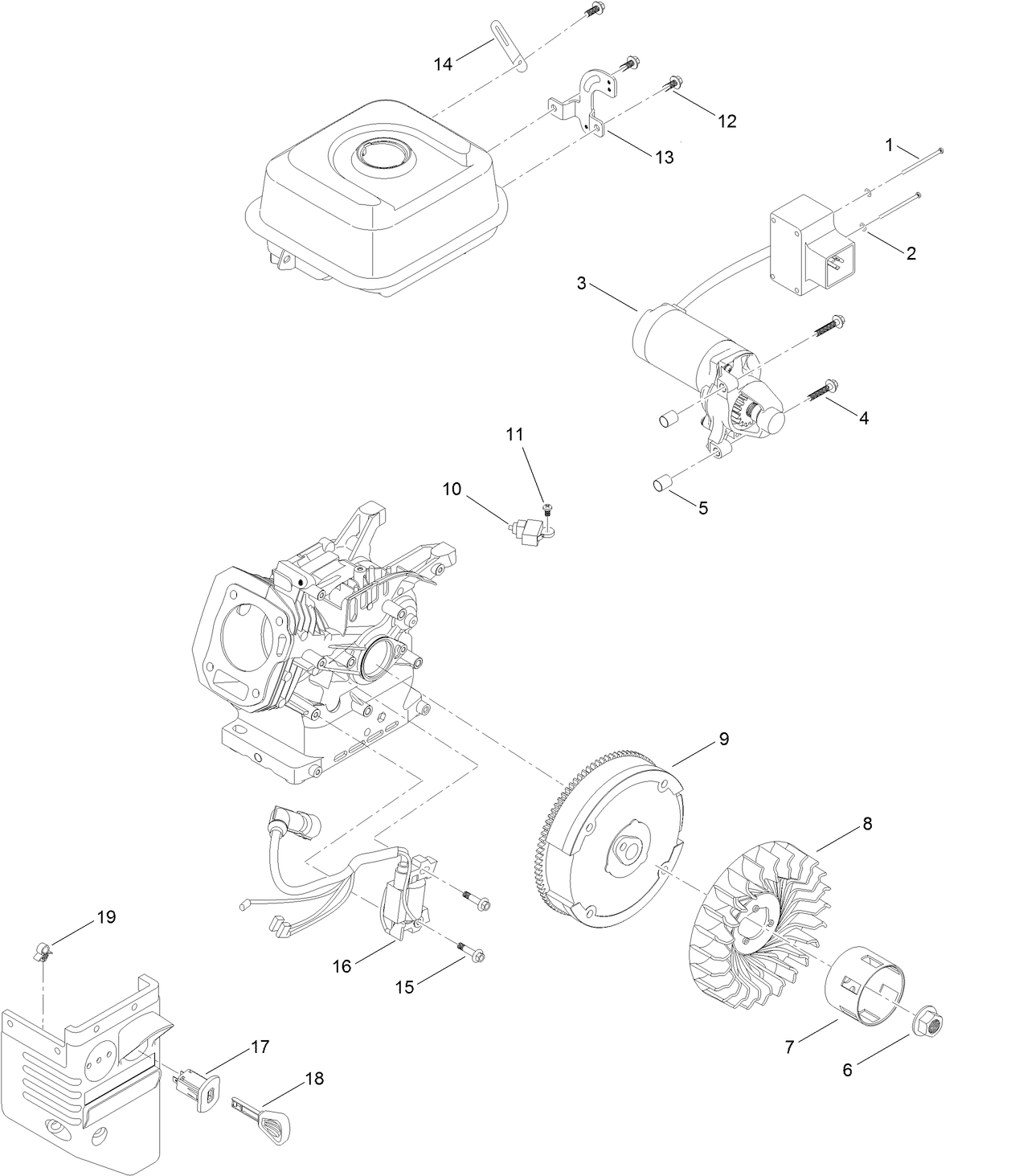 Ignition and Electrical Assembly