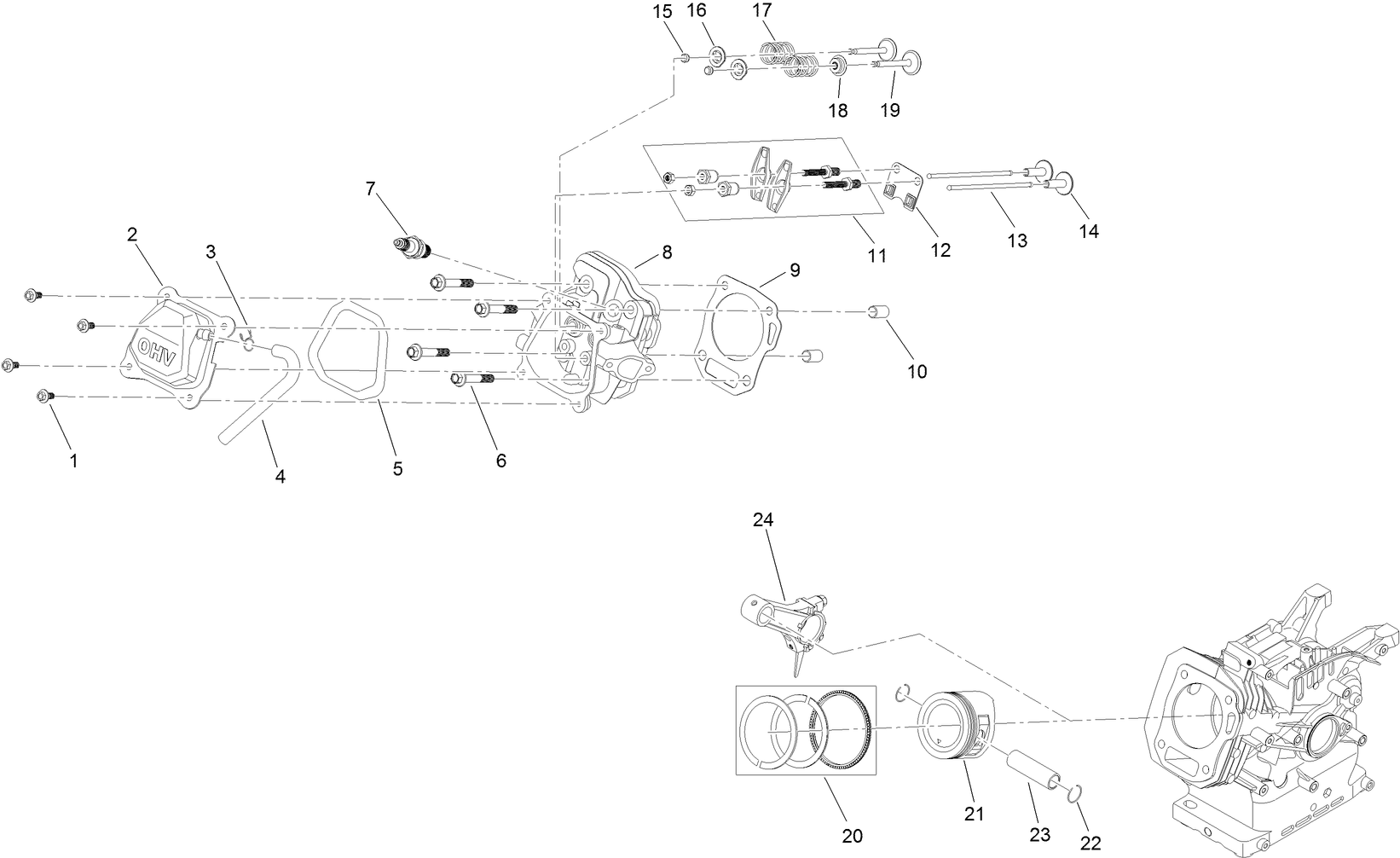 Piston and Head Assembly