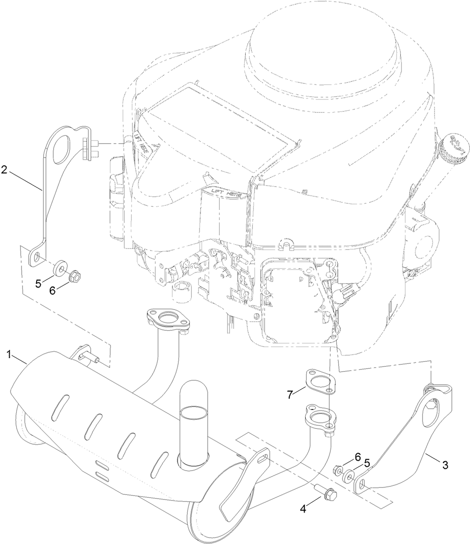 Muffler Kit Assembly No. 132-1548