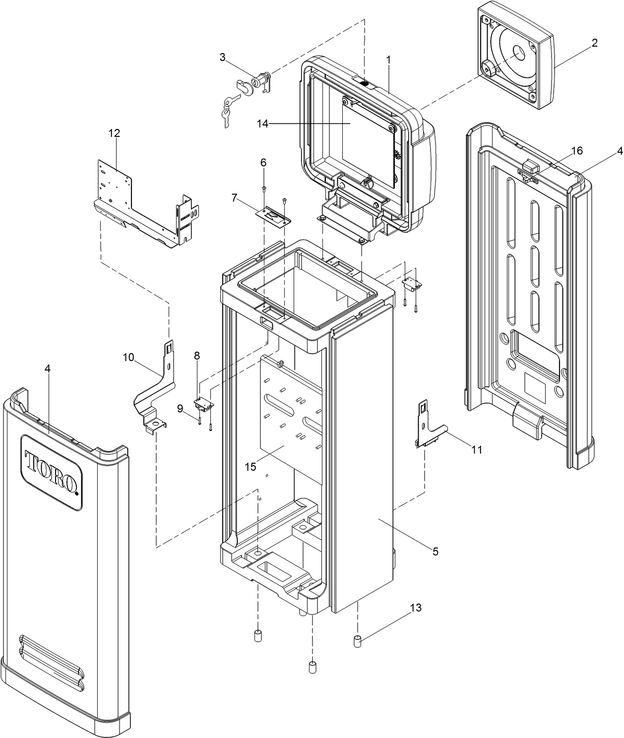 Plastic Satellite Pedestal 2011 and Later