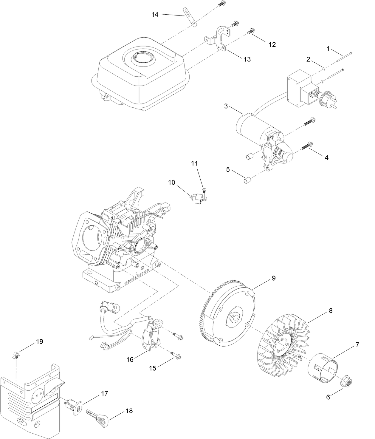 Ignition and Electrical Assembly