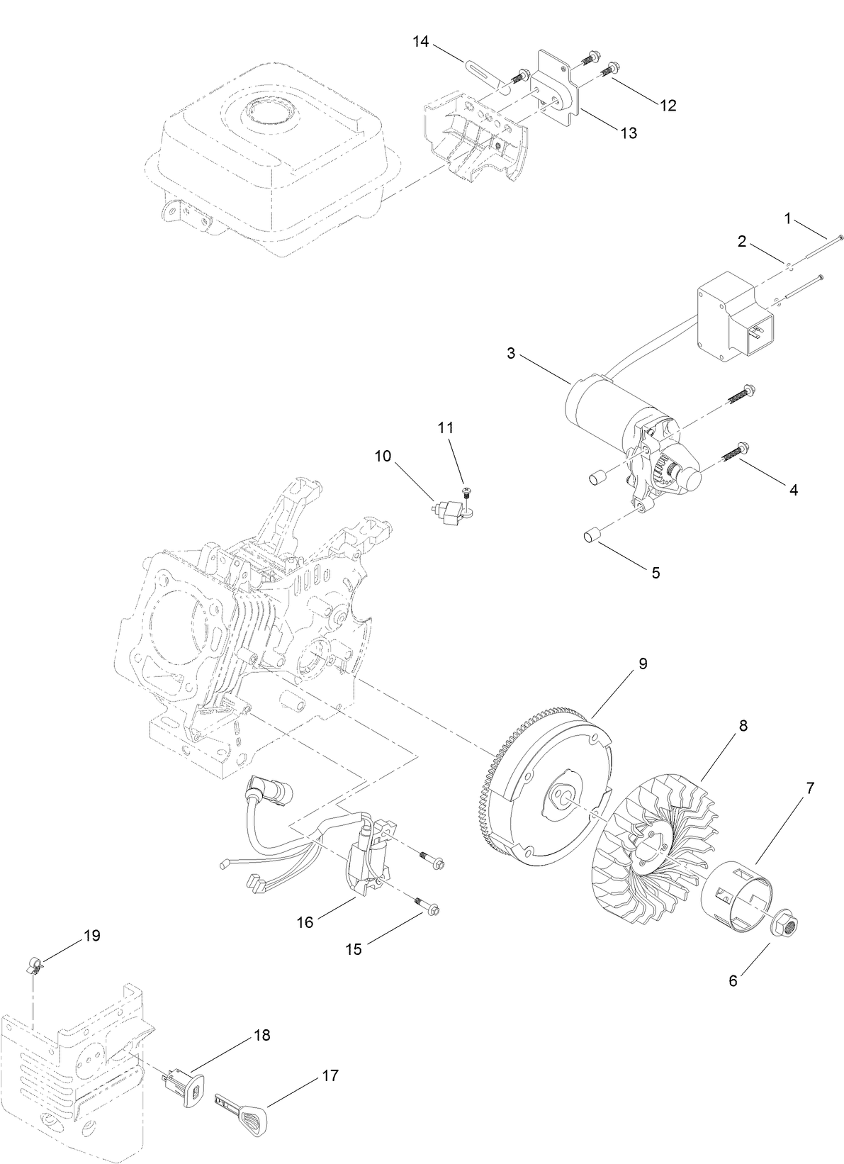 Ignition and Electrical Assembly
