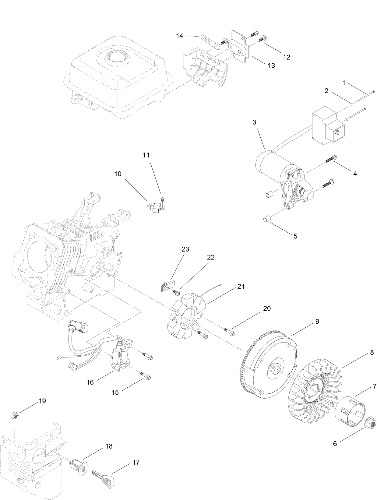 Ignition and Electrical Assembly