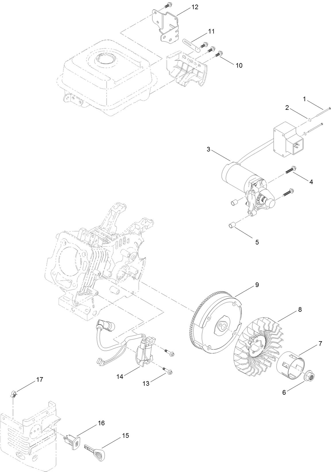 Ignition and Electrical Assembly