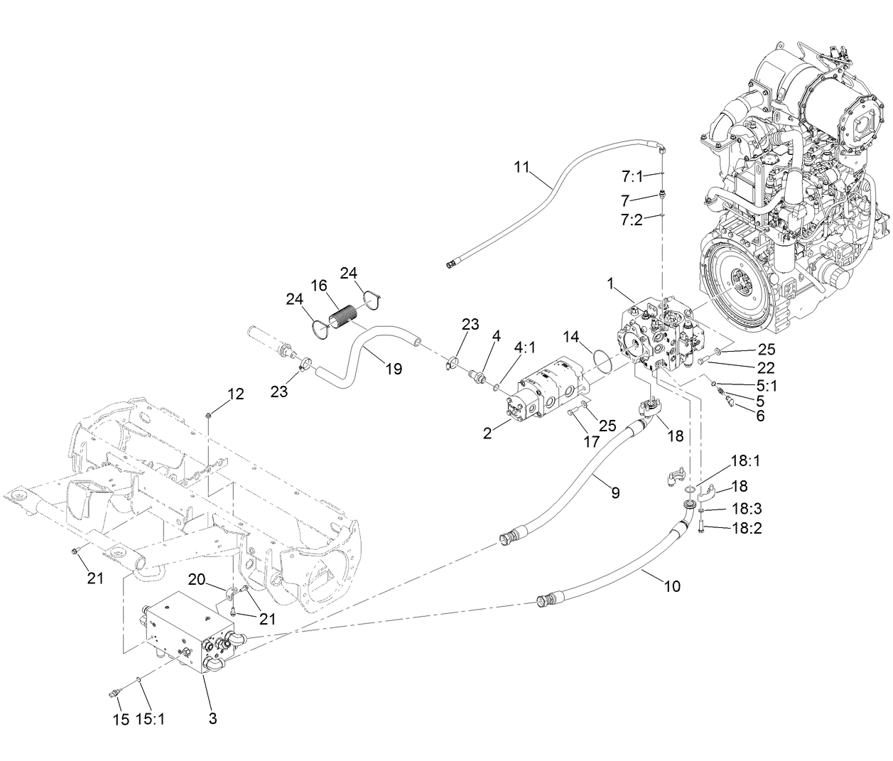 Traction Hydraulic Assembly