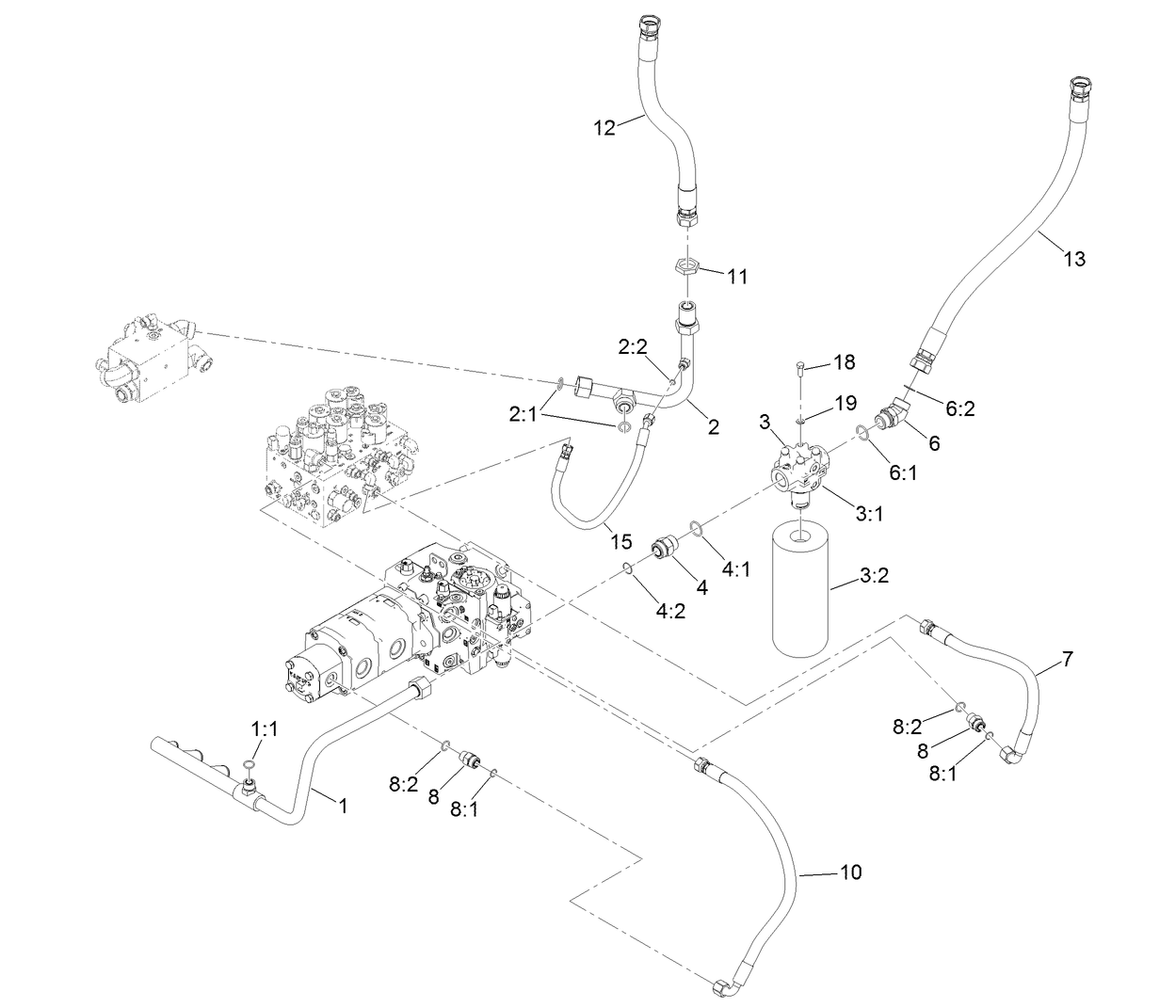 Hydraulic Filter Manifold Assembly