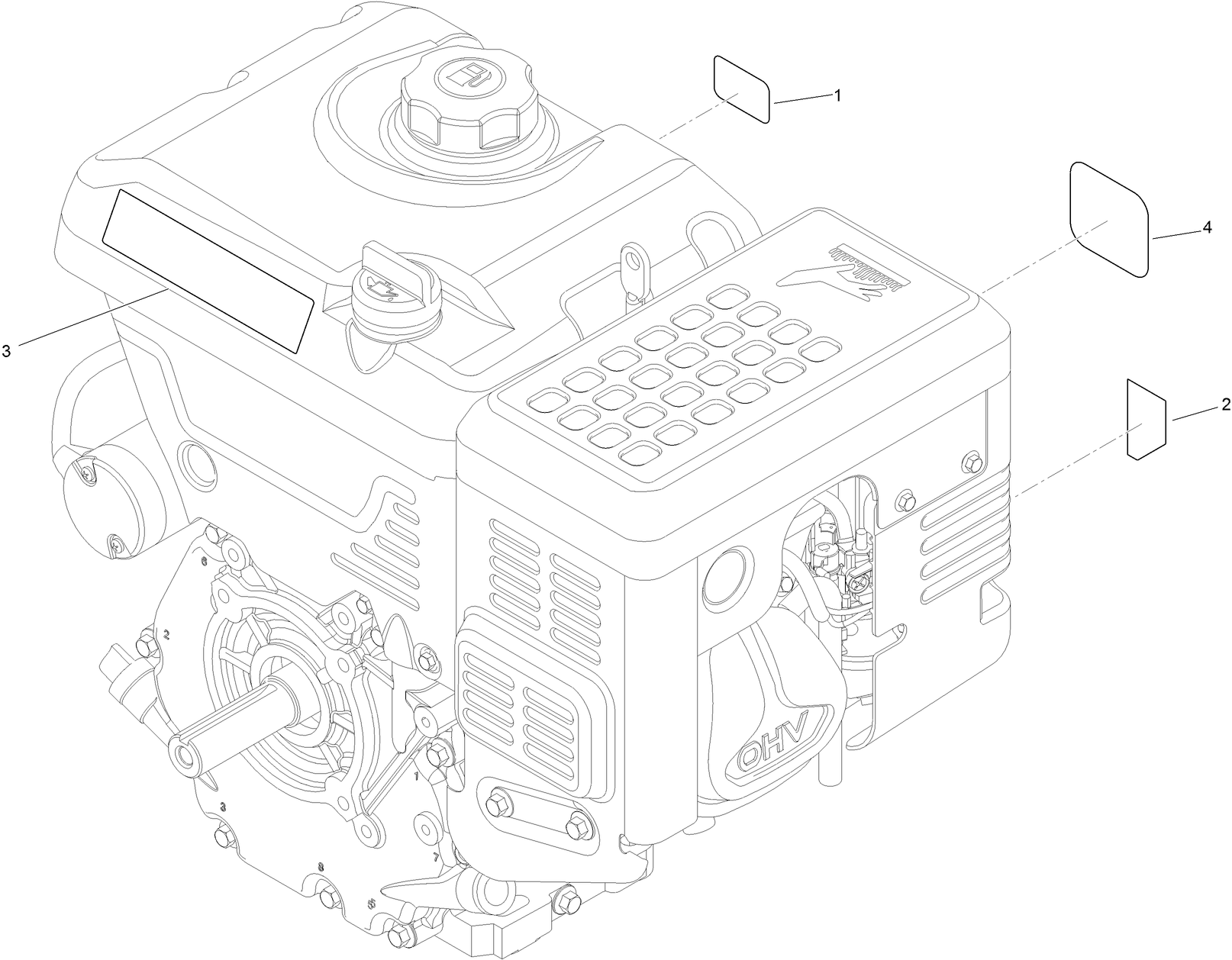 Engine Decal Assembly