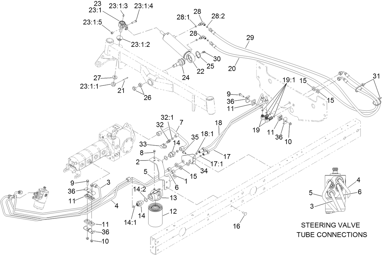 Steering Hydraulic Assembly