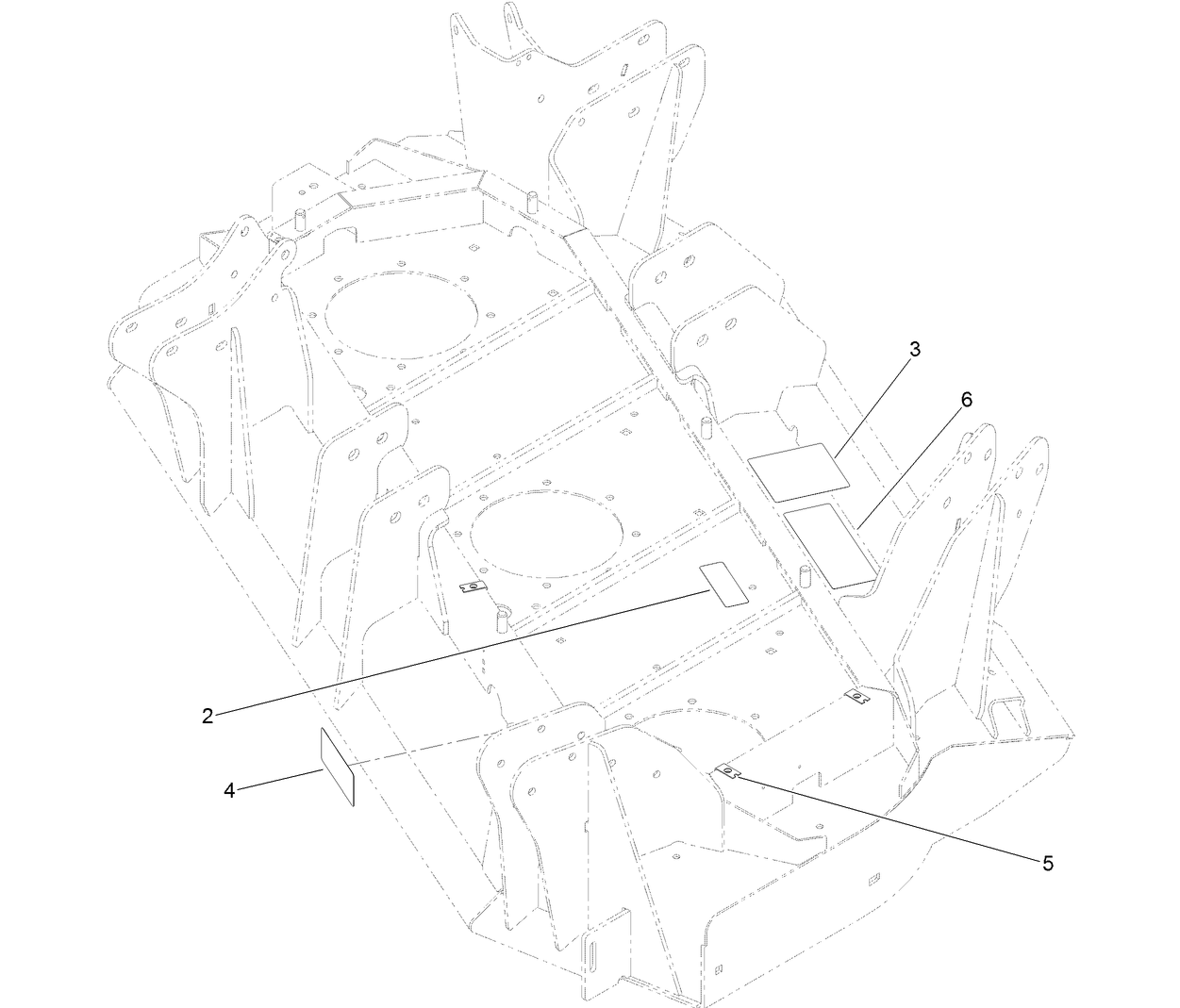 Left Hand Deck Decal Assembly No. 130-9271