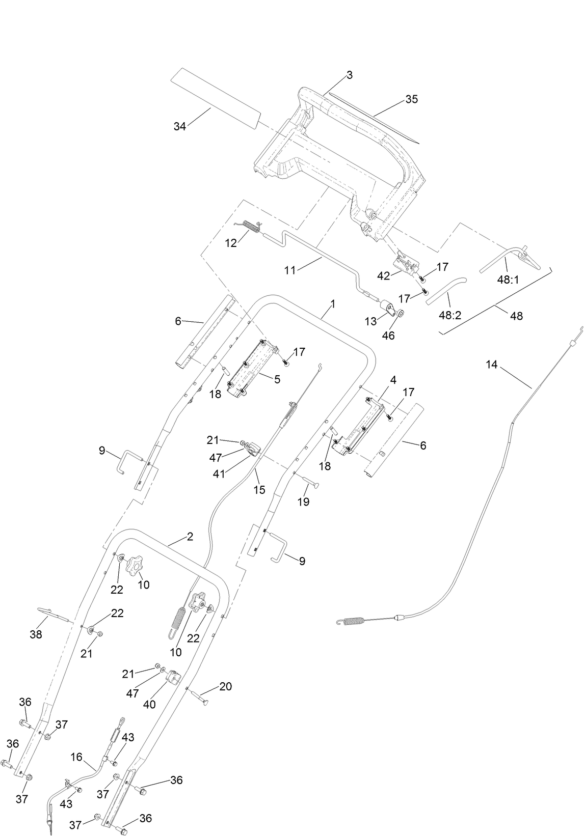 Handle and Control Assembly