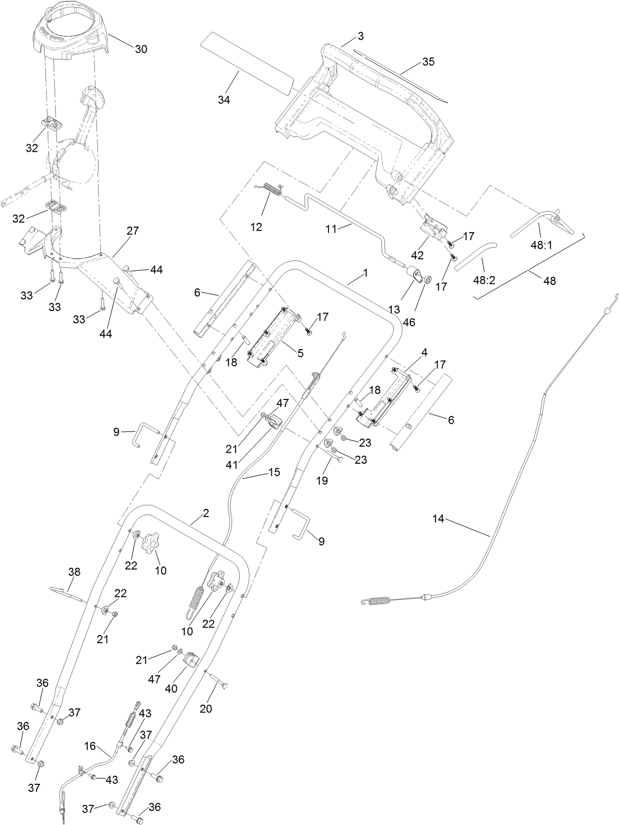 Handle and Control Assembly