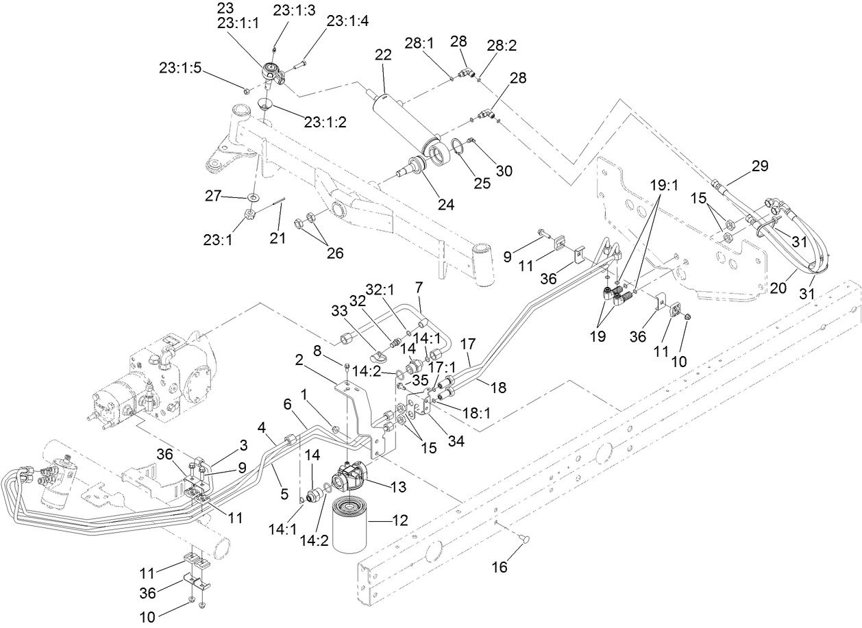 Steering Hydraulic Assembly