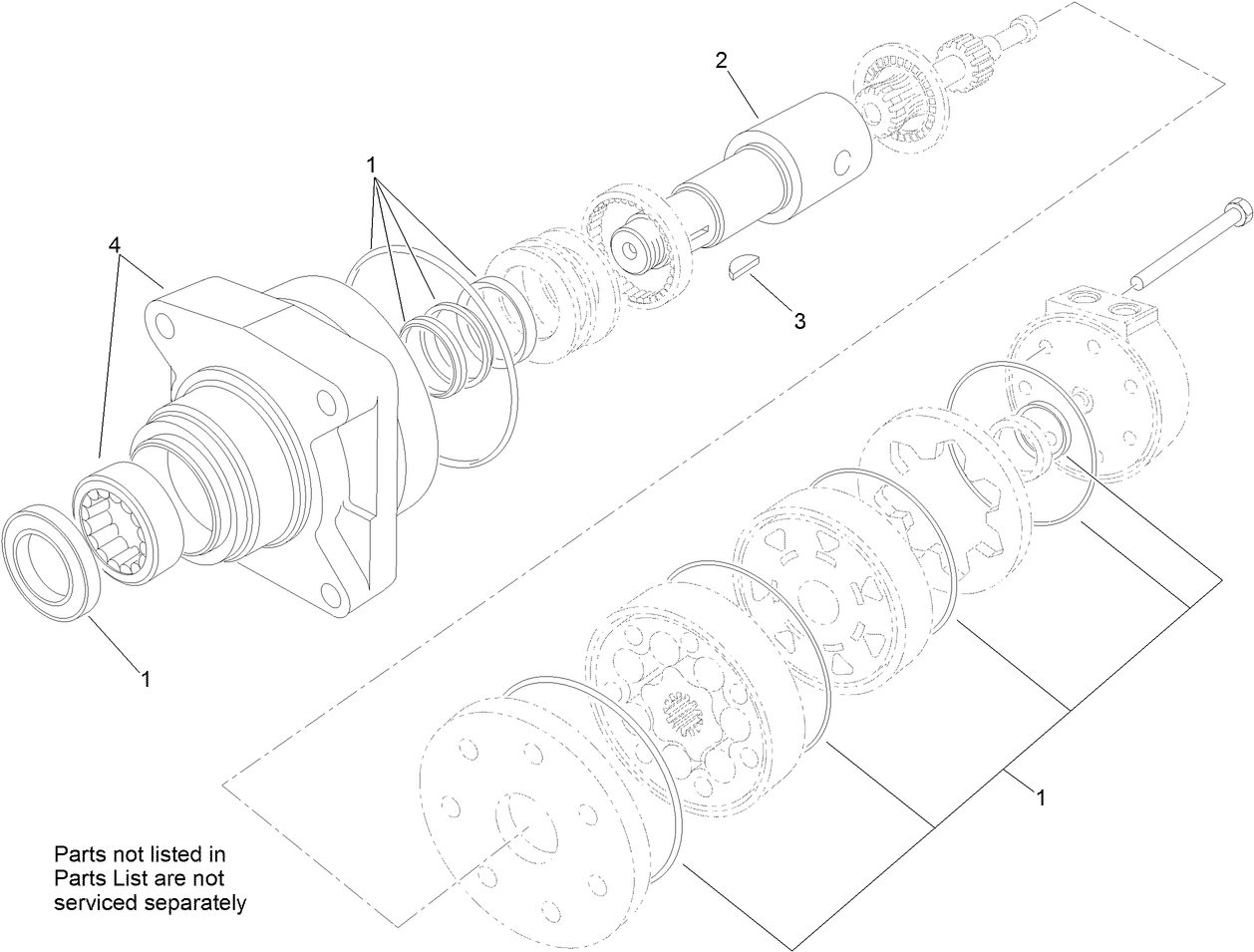 Hydraulic Motor Assembly No. 130-7729