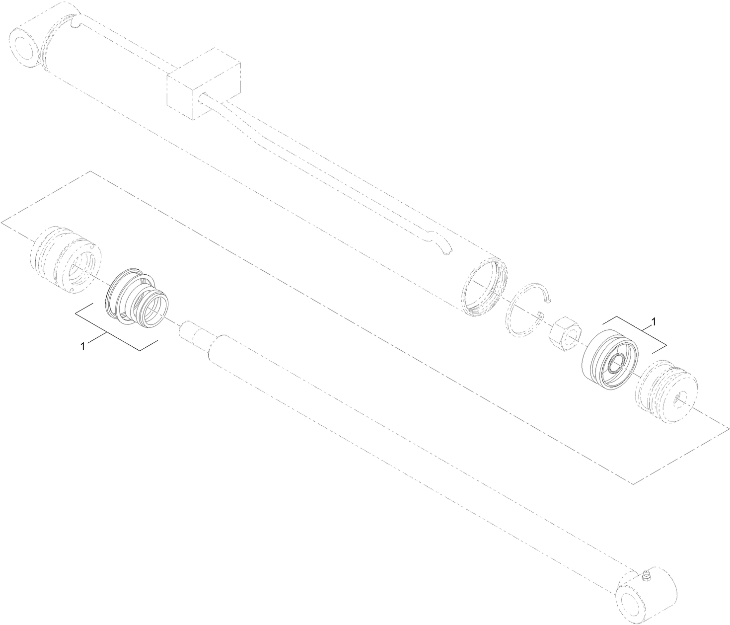 Hydraulic Cylinder Assembly No. 130-5176